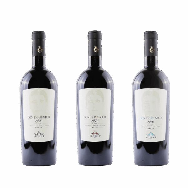 Tris vini IGT Calabria - "Don Domenico" - Rosso/Bianco/Rosato