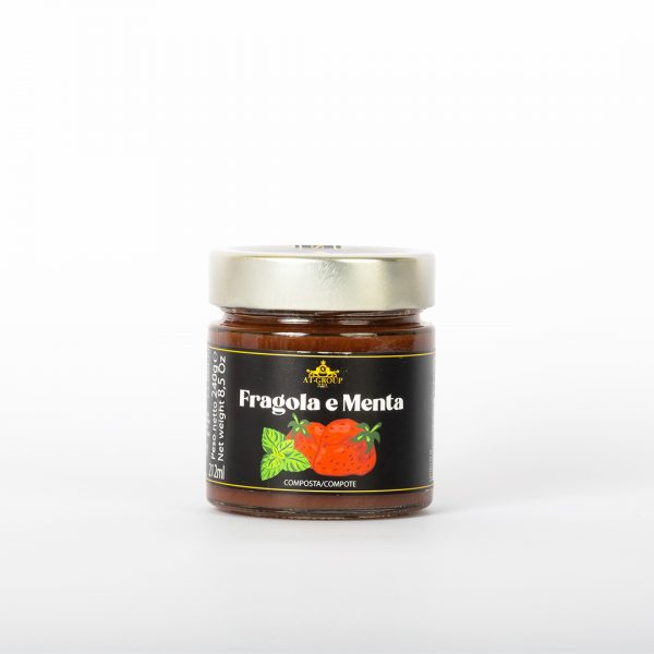 Composta Fragola e Menta extra bio